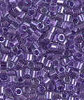 (DBL0906) MIYUKI DELICA 8-0 SPARKLING PURPLE LINED CRYSTAL DELICA 8/0 SPARKLING PURPLE LINED CRYSTAL