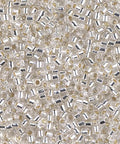 DBM0041 Miyuki Delica 10/0 Silver Lined CrystalL (50g) DELICA 10/0 SILVER LINED CRYSTAL