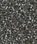 (DBM0048) MIYUKI DELICA 10/0 SILVER LINED GREY (5 GMS) (DBM0048) MIYUKI DELICA 10/0 SILVER LINED GREY (5 GMS)