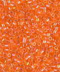 (DBM0151) MIYUKI DELICA 10/0 TRANSPARENT TANGERINE AB (5 GMS) (DBM0151) MIYUKI DELICA 10/0 TRANSPARENT TANGERINE AB (5 GMS)