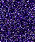 (DBM0610) MIYUKI DELICA 10-0 SILVER LINED VIOLET DYED (5 GMS) DELICA 10/0 SILVER LINED VIOLET DYED