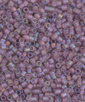 (DBM0857) MIYUKI DELICA 10/0 MATTED TRANSP LILAC AB (5 GMS) (DBM0857) MIYUKI DELICA 10/0 MATTED TRANSP LILAC AB (5 GMS)