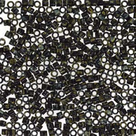 (DBM2261) MIYUKI DELICA 10-0 BLACK PICASSO DELICA 10/0 BLACK PICASSO