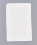 WHITE Display Cards, Used For Necklace and Earring Cardboard Display Cards, Used For Necklace and Earring, BurlyWood Size: about 6cm wide, 9cm long