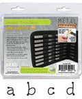DOTS LETTER SET LOWERCASE PUNCH 27 PC (3MM) DOTS LETTER SET LOWERCASE PUNCH 27 PC (3MM)