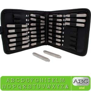 DOTS LETTER SET UPPERCASE PUNCH 27 PC (3MM) DOTS LETTER SET UPPERCASE PUNCH 27 PC (3MM)