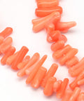 CORAL Dyed Imitation Sea Bamboo Coral Chips, 4~18mm Dyed Imitation Sea Bamboo Coral Chips, 4~18mm