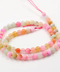 Dyed Natural Fire Agate Faceted Round Bead Strands, Colorful 6MM (BG5009) Dyed Natural Fire Agate Faceted Round Bead Strands, Colorful Size: about 6mm 