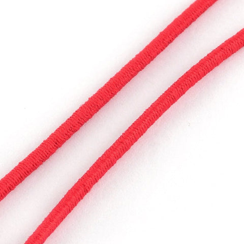 RED (EC1367A) Elastic Cord, with Fibre Outside and Rubber Inside, Black, 4.5~5.0mm Elastic Cord, with Fibre Outside and Rubber Inside, Black, 4.5~5.0mm