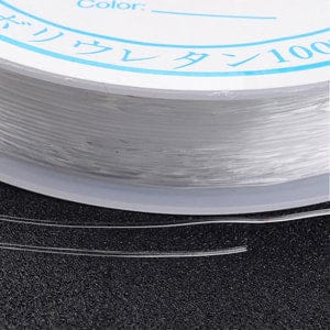 Elastic Crystal Thread, Clear Size: about 0.4mm in diameter Elastic Crystal Thread, Clear Size: about 0.4mm in diameter, 14.5m/roll