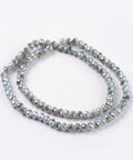 DARK SEA GREEN Electroplate Glass Beads Strands, Imitation Jade, Faceted Abacus, 6MM Electroplate Glass Beads Strands, Imitation Jade, Faceted Abacus, DarkSeaGreen Size: about 4mm wide, 6mm long, hole: 1mm; about 100pcs/strand, 18.1".
