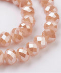 BISQUE Electroplate Glass Beads Strands, Imitation Jade, Faceted Abacus, 6MM Electroplate Glass Beads Strands, Imitation Jade, Faceted Abacus, DarkSeaGreen Size: about 4mm wide, 6mm long, hole: 1mm; about 100pcs/strand, 18.1".