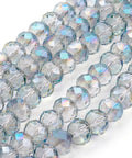 Electroplate Glass Beads Strands, Rainbow Plated, Faceted, Rondelle, Dark Turquoise 10x8mm Electroplate Glass Beads Strands, Rainbow Plated, Faceted, Rondelle, Dark Turquoise 10x8mm