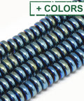 Electroplate Non-magnetic Synthetic Hematite, Heishi Beads, 6x2.5mm Electroplate Non-magnetic Synthetic Hematite, Heishi Beads, 6x2.5mm