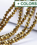 Electroplate Transparent Glass Beads, Full Plated, Faceted, Rondelle, 8x6mm Electroplate Transparent Glass Beads, Full Plated, Faceted, Rondelle, 8x6mm