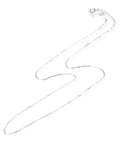 Electroplated 925 Sterling Silver Thin Chain, Platinum (40 CM) Electroplated 925 Sterling Silver Thin Chain, Platinum (40 CM)