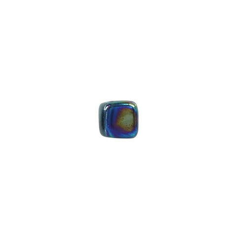 BLACK/DARK BLUE (GC7352E) Enamel-Glazed Ceramic Slider Cube 6.5mm (Ø2.1mm) (6 PCS) Enamel-Glazed Ceramic Slider Cube 6.5mm (Ø2.1mm) (6 PCS)