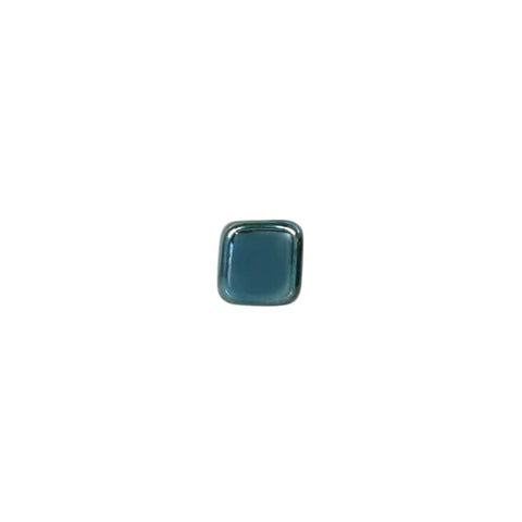 DARK PETROL (GC7352F) Enamel-Glazed Ceramic Slider Cube 6.5mm (Ø2.1mm) (6 PCS) Enamel-Glazed Ceramic Slider Cube 6.5mm (Ø2.1mm) (6 PCS)
