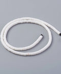 Environmental Handmade Polymer Clay Heishi , White 4mm Environmental Handmade Polymer Clay Heishi , White 4mm