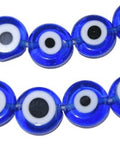Evil Eye Glass Flat round Evil Eye Glass Flat round