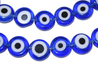 Evil Eye Glass Flat round Evil Eye Glass Flat round