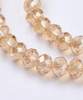Faceted glass beads 8X6MM (BE3924) Faceted Glass beads