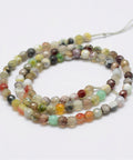 Faceted Natural Fire Agate Beads Strands, Round, Dyed, 4mm Faceted Natural Fire Agate Beads Strands, Round, Dyed, 4mm