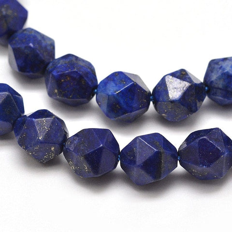 Faceted Round-Polygon Natural Gemstone Lapis Lazuli , Dyed Size: about 14mm (BG5240) Faceted Round/Polygon Natural Gemstone Lapis Lazuli Bead Strands, Dyed Size: about 14mm in diameter, hole: 2mm; about 28pcs/strand, 16"