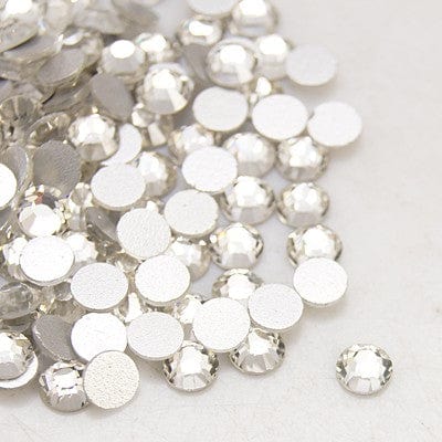 (FB-SS30-001) CRYSTAL (FB-SS30-X) Glass Flat Back Rhinestone, Grade A, Back Plated, 6.3~6.5mm (5 GMS) (FB-SS30-X) Glass Flat Back Rhinestone, Grade A, Back Plated, 6.3~6.5mm (5 GMS)