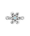 ANT.SILVER Flower Motif March / Μάρτης 18x12mm Flower Motif March / Μάρτης 18x12mm