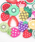 (FM7413-01) Handmade Polymer Clay Pendants, Fruit, Mixed about 18~29mm (20 PCS) (FM7413-01) Handmade Polymer Clay Pendants, Fruit, Mixed about 18~29mm (20 PCS)