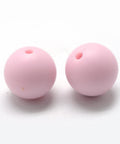 PINK Food Grade Environmental Silicone Chewing Beads For Teethers 8~10mm Food Grade Environmental Silicone Chewing Beads For Teethers 8~10mm