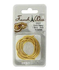 French Wire Gold Colour, Fine, 0.7mm French Wire Gold Colour, Fine, 0.7mm