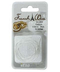 French Wire Silver Color Medium (.9mm)- 14 Inches French Wire Silver Color Medium (.9mm)- 14 Inches