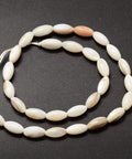 Freshwater Shell Rice Beads, 10mm Freshwater Shell Rice Beads, 10mm