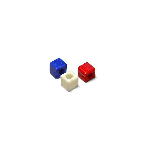 (GC6506X) Crystal Bead Cube 12mm (Ø6mm) (3 PCS-CHOOSE COLOR) (GC6506X) Crystal Bead Cube 12mm (Ø6mm) (3 PCS-CHOOSE COLOR)