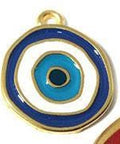 (GE2280D) Metal Cast charm Eye (2 pcs) (GE2280D) Metal Cast charm Eye (2 pcs)