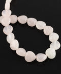 ROSE QUARTZ Gemstone Beads, Heart, 10MM Gemstone Beads, Heart, 10MM