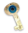(GK4543) Enamel Ceramic Pendant Key 48x90mm (1 PC) Enamel Ceramic Pendant Key 48x90mm