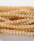 Glass beads faceted 6x4mm (BE1704) Glass beads faceted 6x4mm (BE1704)