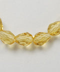 LIGHT KHAKI Glass Beads Strands, Faceted, 6x4mm Glass Beads Strands, Faceted, 6x4mm