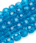 STEEL BLUE Glass Beads Strands, Faceted, Round, 8mm Glass Beads Strands, Faceted, Round, 8mm