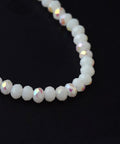 Glass beads White smoke 4x3mm (BE3472) Glass beads White smoke 4x3mm (BE3472)