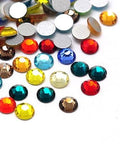 MIX Glass Flat Back Rhinestone, Grade A, Back Plated, 3.8~4mm (5 GMS) Glass Flat Back Rhinestone, Grade A, Back Plated, 3.8~4mm (5 GMS)