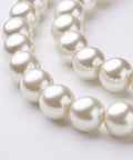 Glass Pearl Beads, Pearlized, Round, Creamy White, 14mm Glass Pearl Beads, Pearlized, Round, Creamy White, 14mm