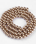 Glass Pearls 8mm Gold (1 STR) Glass Pearls 8mm Gold (1 STR)