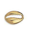 Good Quality Metal Alloy 19 x 14 Cowrie shell motif 20mm  24kt Gold Plated (4 pcs) Good Quality Metal Alloy 19 x 14 Cowrie shell motif 20mm  24kt Gold Plated (4 pcs)
