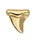 (GQ6392A) Shark tooth motif for 3mm Hole: Ø 3 (24KT GOLD PLATED) Shark tooth motif for 3mm Hole: Ø 3