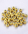 (GQ6496A) 24KT Gold plated Brass Bead 4x3.2mm Hole: Ø 1.4 (20 pcs) (GQ6496A) 24KT Gold plated Brass Bead 4x3.2mm Hole: Ø 1.4 (20 pcs)