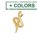(GQ6500X) Good Quality Earring snake with titanium pin (2 pcs) (GQ6500X) Good Quality Earring snake with titanium pin (2 pcs)